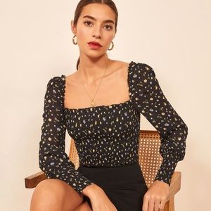 BNWOT! Reformation Pinto Smocked Top